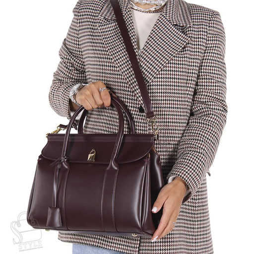 Сумка женская кожаная 3615NN wine red Natale Navetta  в Новосибирске