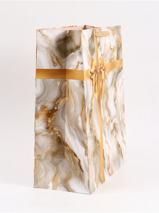 Пакет подарочный «Бант», 40×49×19 см