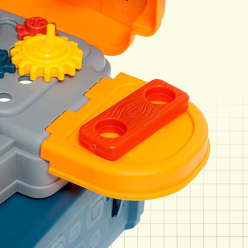 Игровой модуль детский 3 в 1 «Рюкзачок», верстак с инструментами, 23 элемента