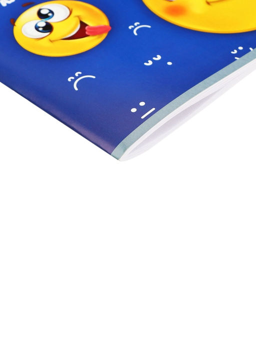 Цена за 4 шт. Альбом для рисования Calligrata «Смайлики» А4, 40 листов, на скрепке, плотность листов 100 г/м², обложка из мелованного картона