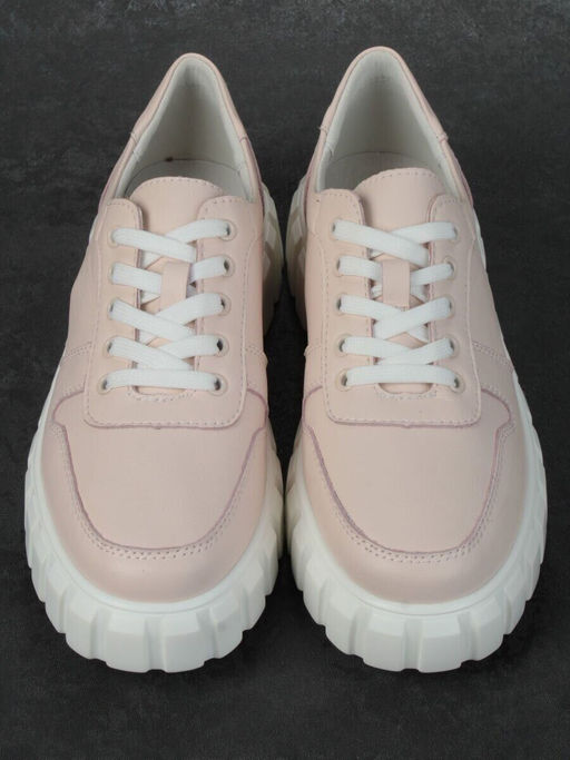 05-PDA96-2 LT. PINK Кроссовки женские (натуральная кожа)
