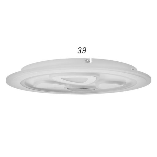 Светильник с ПДУ 660612N LED 160 Вт 3 режима 3000-6000К диммер белый 49×49×4 см BayerLux