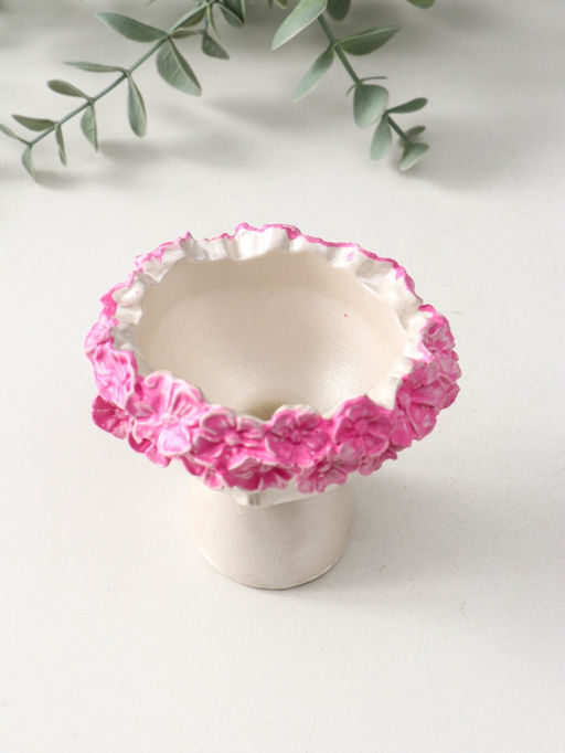 Подсвечник на 1 свечу Девочка в венке малая, 7.5?9?8 см, перламутр - Хорошие сувениры фото 5