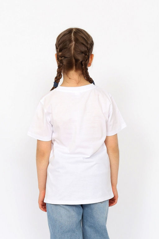 CRB wear/ HSJG 63849-20 Футболка для девочки,белый/Ex.Cherubino  фото 6
