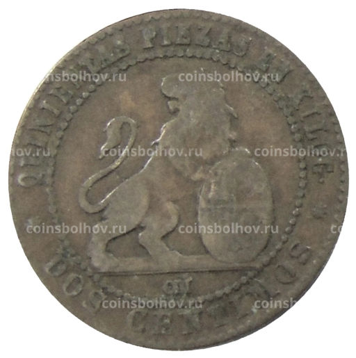 2 сентимо 1870 года Испания
