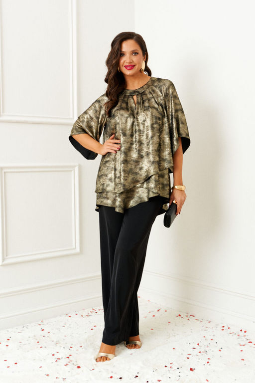 Костюм Beautiful Free 6409 чёрный-золото