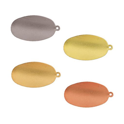 Zlatka Заготовки для чеканки SBH-04 2.8 x 1.6 см в пакете с картонным еврослотом 5 х 5 шт СК/Распродажа