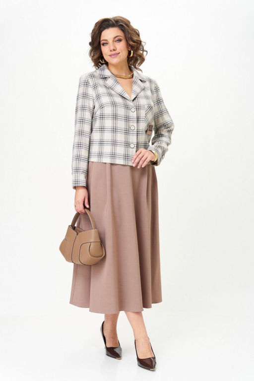 Костюм Aira Style 24-17А бежевый  фото 5