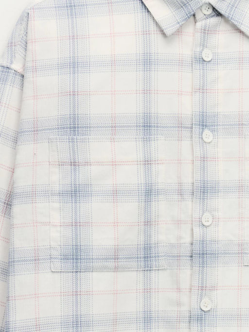 Рубашка relax fit в клетку / Zarina