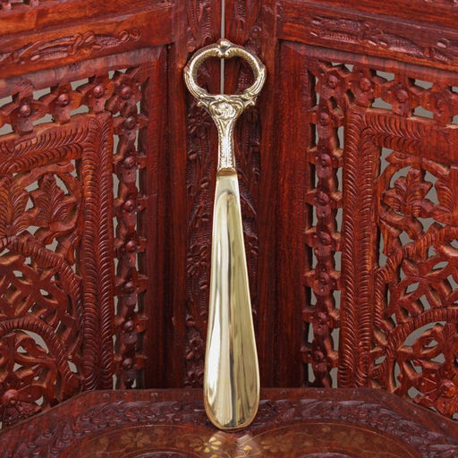 Ложка для обуви «Кольцо», 25×5×1 см, латунь