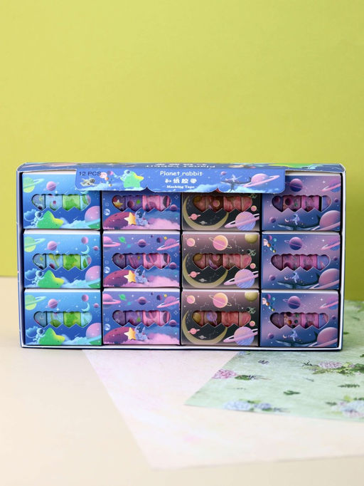 Набор декоративного скотча Astronaut, purple