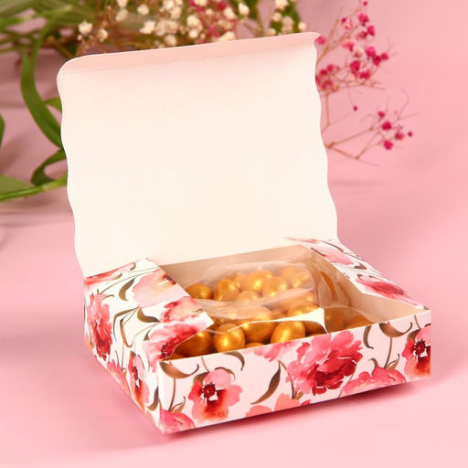 Подарочный набор Вдохновляй красотой: крем-мёд с клубникой и хлопком 30 г ? 2 шт., арахис в шоколадной глазури 100 г, чай чёрный с лесными ягодами 70 г, ло?... - Фабрика счастья фото 15