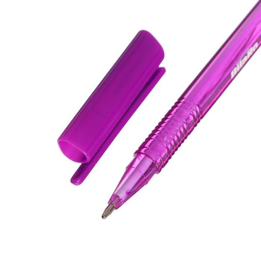 Набор ручек шариковых, 6 цветов, треугольный, тонированный корпус, в блистере на кнопке - Simaland фото 8