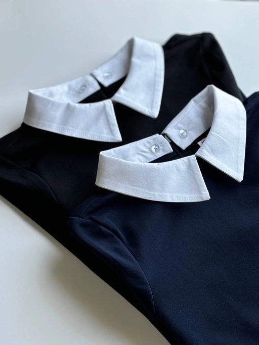 Школьное платье для девочки 22-7400 черный - Mini maxi фото 7