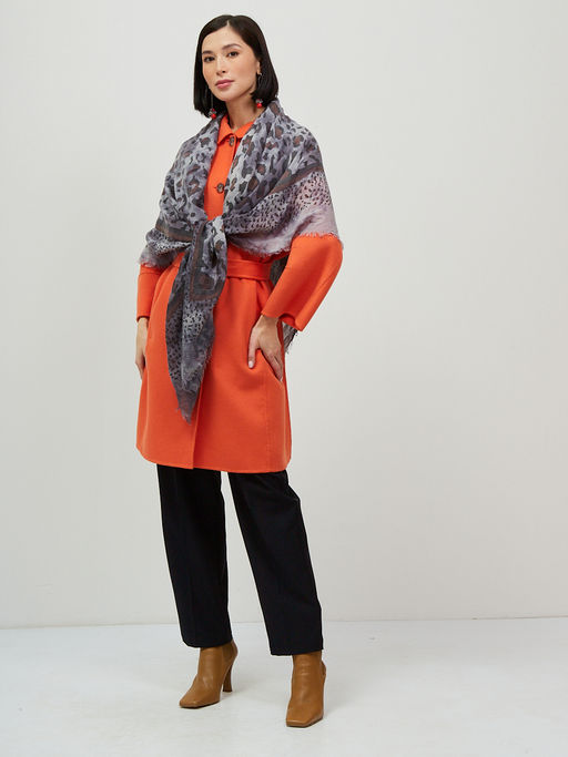 Большой, красивый платок из вареного хлопка. Рисунок на полотно наносится вручную - Tantino фото 8