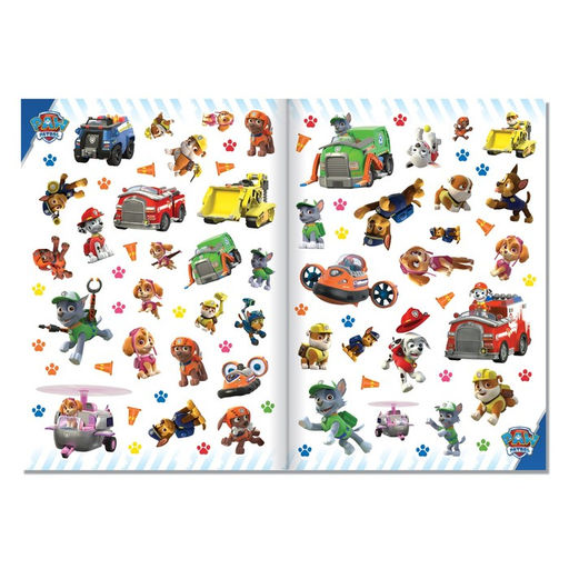 Многоразовые наклейки Цвета, А4, Щенячий патруль - Paw patrol фото 3