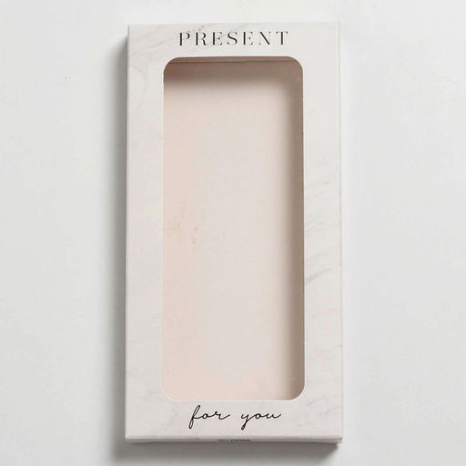 Цена за 5 шт. Коробка для шоколада, кондитерская упаковка, «For you», с окном, 17.3×8.8×1.5 см