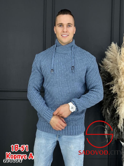 Мужской свитер тёплый зимний - Bruno фото 5