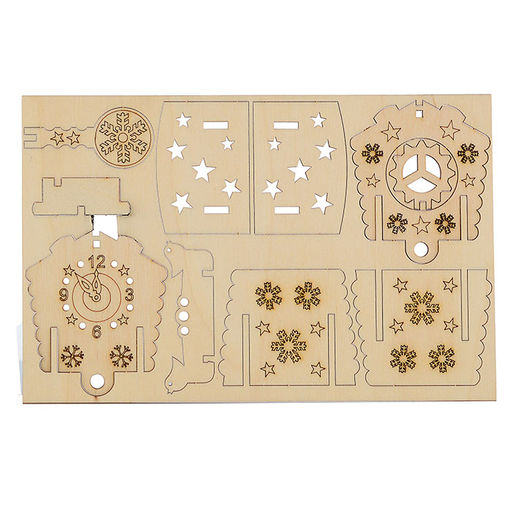 Роспись по дереву. Ёлочная игрушка "Время волшебства"