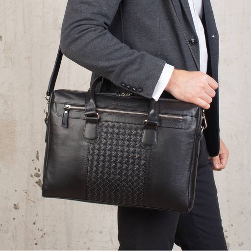 Деловая сумка Bramley Black для ноутбука - Lakestone фото 9