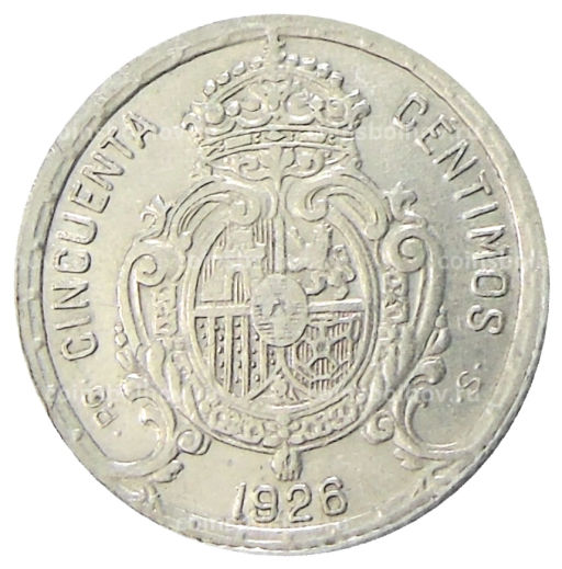 50 сентимо 1926 года Испания