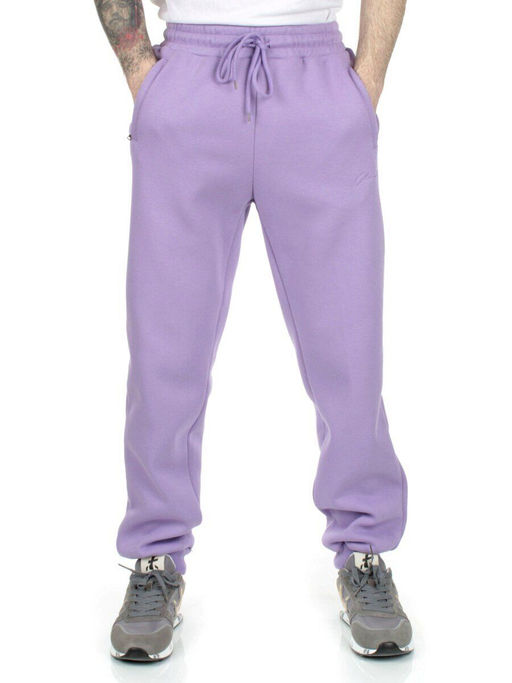 C43BR LILAC Брюки спортивные мужские (90% хлопок, 10% полиэстер) - Fashion фото 2