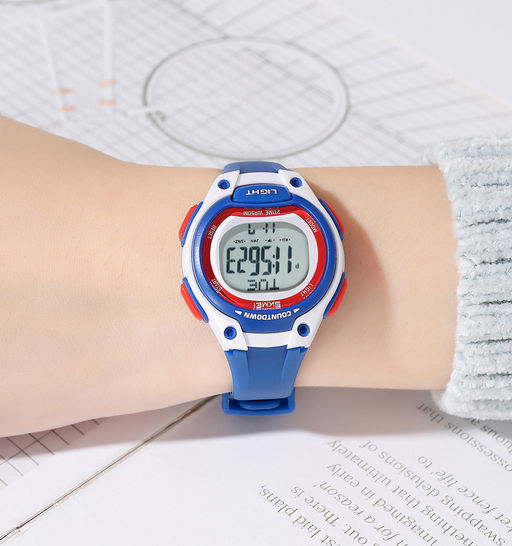 Часы наручные Skmei женские электронные спортивные 2555lake-blue