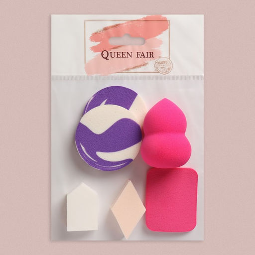 Набор спонжей для макияжа, увеличиваются при намокании, 6 шт, АССОРТИ, цвет МИКС - Queen fair фото 8