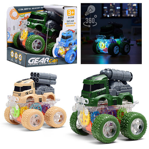 Машина "Военный трюк" в коробке