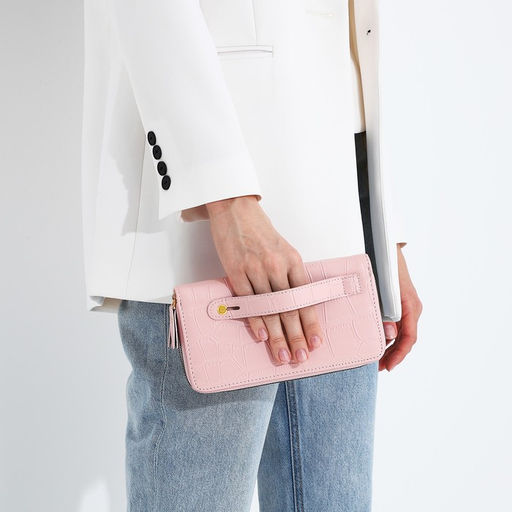 Кошелёк на молниях, цвет розовый - Simaland фото 6