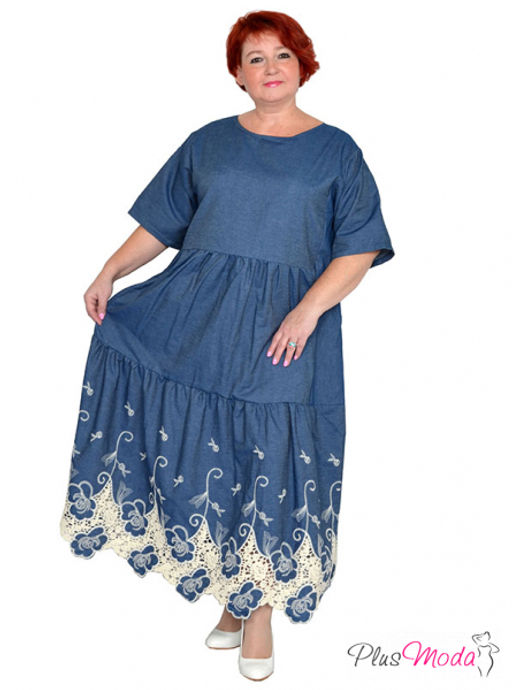Платье Модель №1489 размеры 44-84 - Plusmoda фото 8