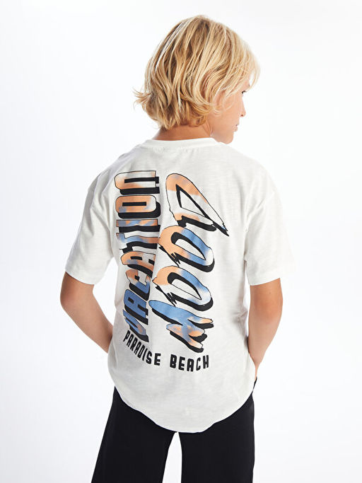 Rahat Kal?p Bisiklet Yaka K?sa Kollu Erkek ?ocuk Ti??rt - Waikiki фото 6