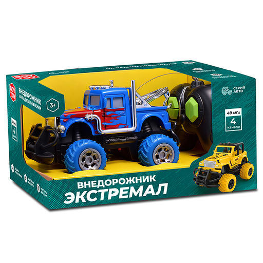 Машина "Большой вездеход" р/у, 27 MHz, в коробке