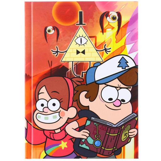 Блокнот А6, 64 листа, в твёрдой обложке, Гравити Фолз - Disney фото 3