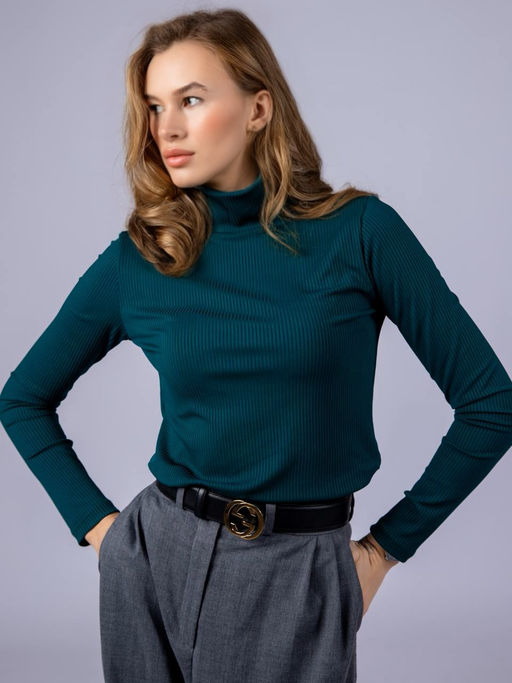 Водолазка женская с горлом КВ200 Изумруд от фабрики Спортсоло