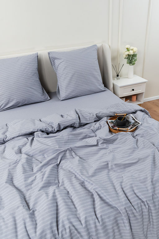 Комплект постельного белья поплин-страйп
