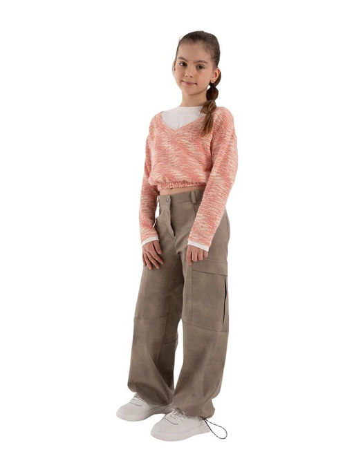 Брюки дев. О67080 - Карамелли фото 12