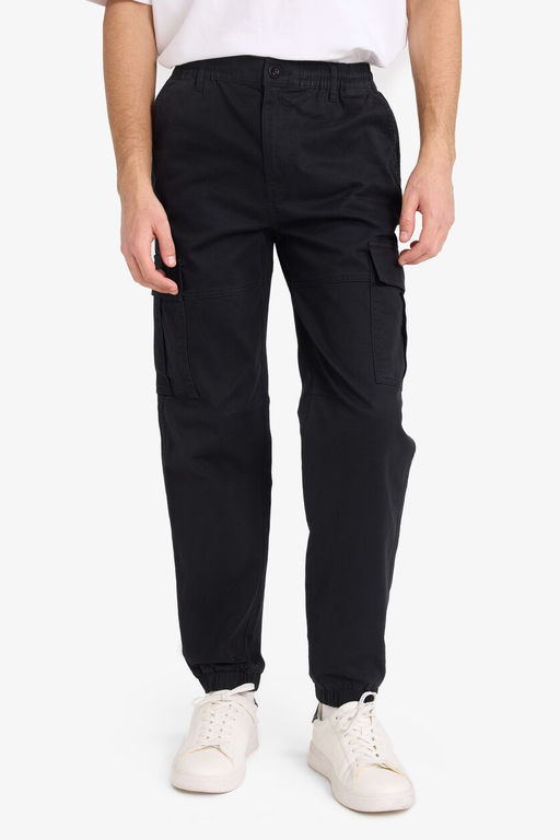 Габардиновые брюки-карго с карманами Regular Jogger - Defacto фото 10