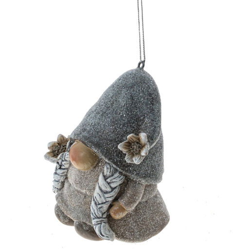 Фигурка декоративная подвесная "Гном", L8 W6 H9 см, 2в.