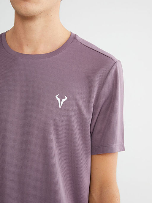 Bisiklet Yaka Erkek Spor Ti??rt