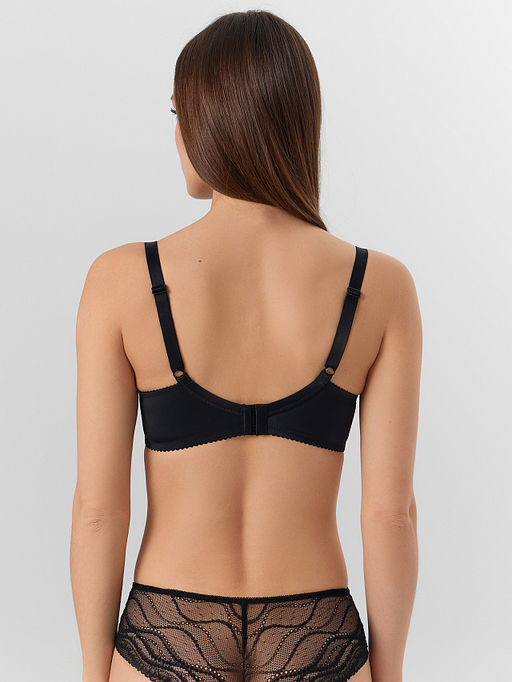 Бюстгальтер макси женский черный кружевной - Mark formelle фото 3