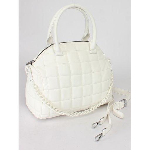 Сумка женская искусственная кожа VF-575013, 1отд+еврокарм, плечевой ремень, белый SALE 244847