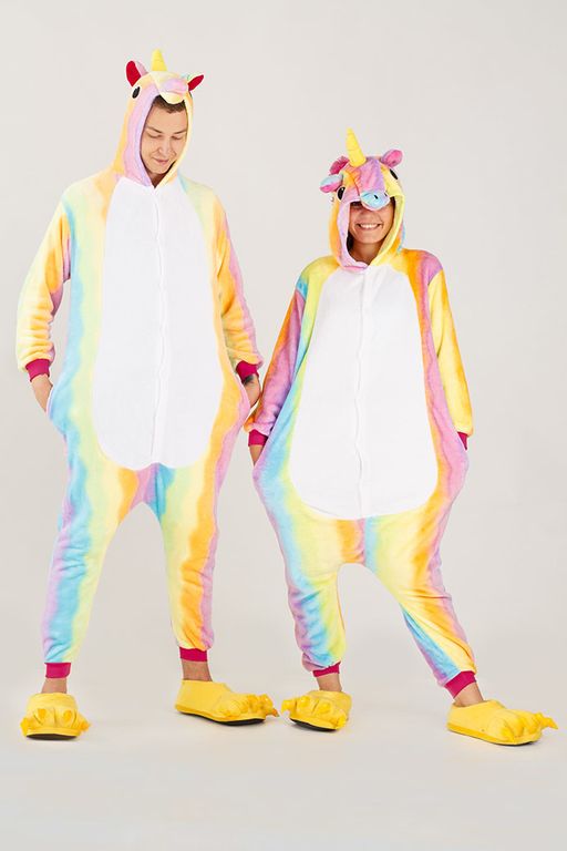Пижама кигуруми Радужный Единорог