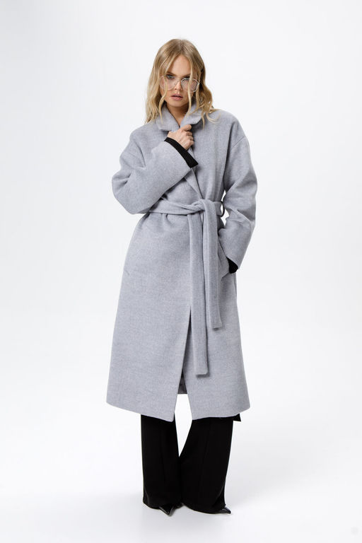 Пальто Pirs 6305 серый