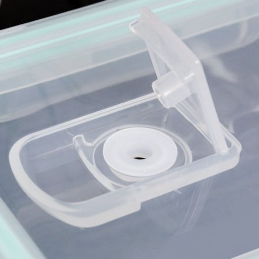 Контейнер прямоугольный, крышка с клапаном 400 мл, стекло / R-400TQ /уп 48/ - Галеонтрейд фото 3