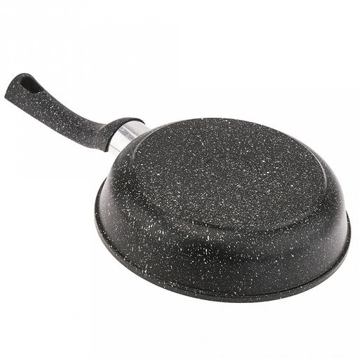 Сковорода с тефлоновым покрытием д22см "Гранит Induction", h5,5см, s0,38см, ручка из термостойкого пластика (Россия) Подходит для всех видов плит, включая индукционную.