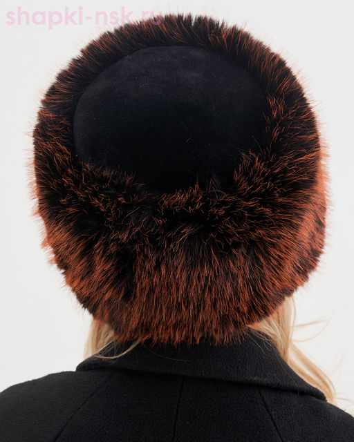 Боярушка экомех чернобурка Кубанка женская флис (56-58)