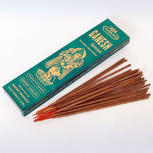 Благовония GANESH Special Ганеш Сандал с Цветами Рудракши 25g 25см-6,5см-1см