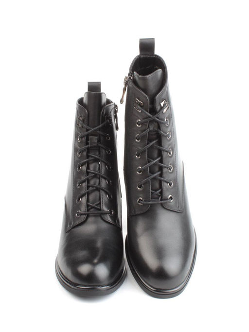 04-M3-2274 BLACK Ботинки зимние женские (натуральная кожа, натуральный мех) - Фабричный китай фото 10