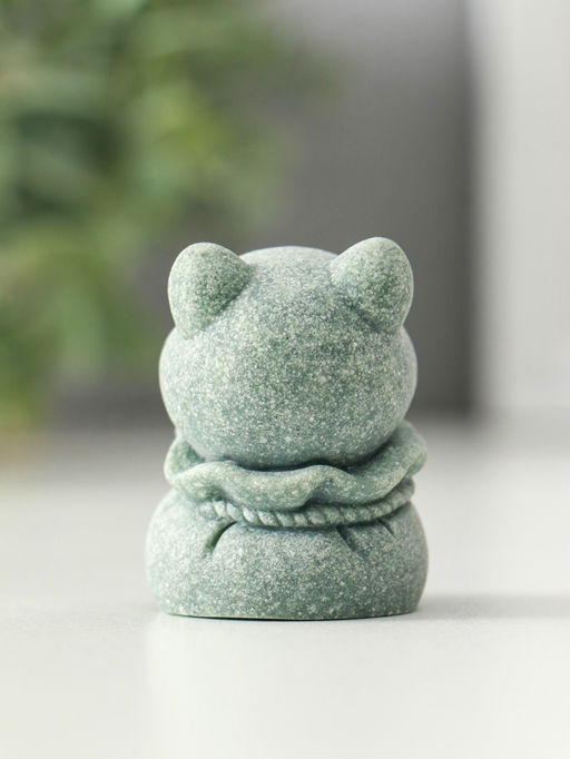 Сувенир песчаник "Манэки-нэко" набор 4 шт 4,3х4х5,5 см